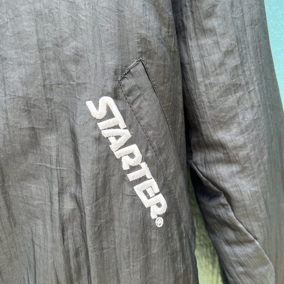 Vintage 90's Authentic Starter NFL Blue Jacket Size Large Milwaukee Sentry Foods - Picture 5 of 7